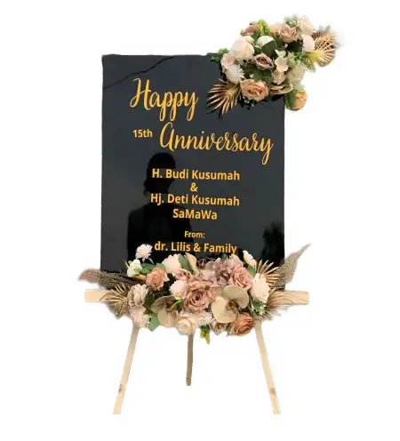 Papan Bunga Akrilik Prapagan